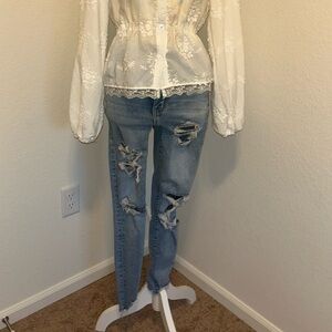 American Eagle Outfitters Light Blue Denim Jeans